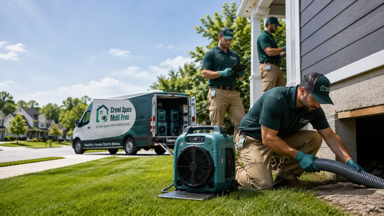 Crawl Space Mold Removal in Mesick, MI